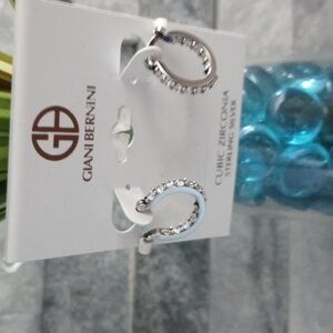 Earings cz sterling silver